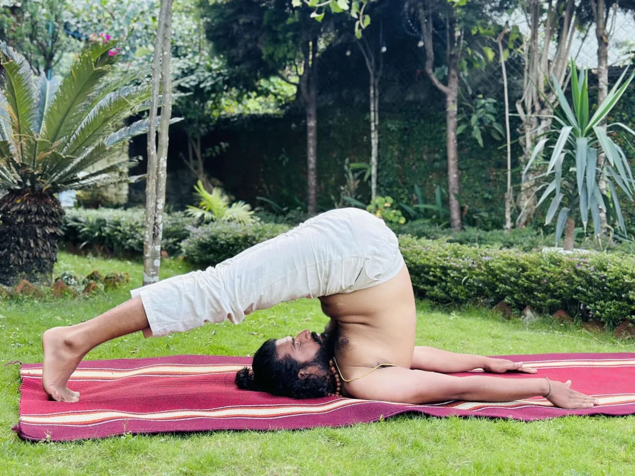Yoga class at Yoga in Kathmandu, Nepal